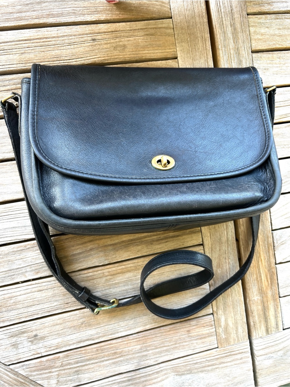 Vintage Retro Pre-1994 Coach Black City Bag style number 9790 - Picture 3 of 13